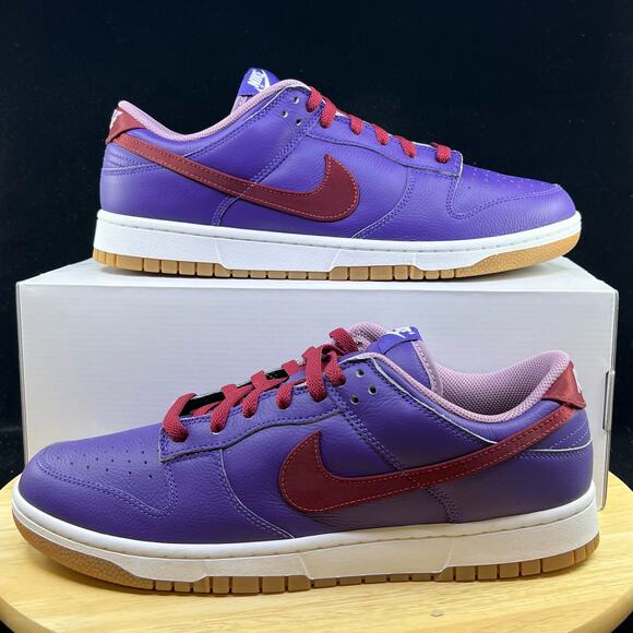 Nike Other - NIKE DUNK LOW BY YOU PURPLE/ RED SIZE MEN'S 12 [FJ2253-901]